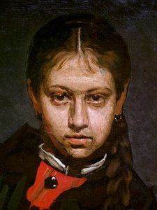 VERA CHEVTSOVA (detalhe) de Ilya Efimovich Repin