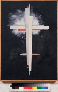 Suprematismo - Suprematismo - Pintura de Ilya Grigoryevich Chashnik (Ilia Tchachnik) (1902-1929), óleo sobre tela de Ilya Grigorevich Chashnik