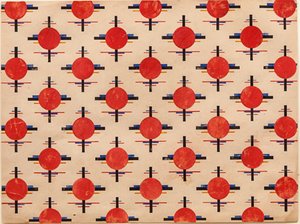 Padrão suprematista. Design de tecido, ca 1921 de Ilya Grigorevich Chashnik