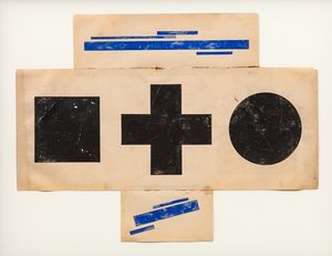 Padrão Suprematista, ca 1921 de Ilya Grigorevich Chashnik