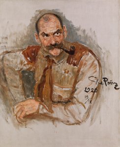 Retrato do artista Akseli Gallen-Kallela 1865-1931, 1920. de Ilya Efimovich Repin