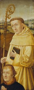 São Bernardo com Doador [anverso] de Imitator of Flemish 15th Century