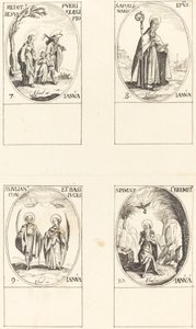 Retorno do Egito; São Apollinário; St. Julian e Basilissa; São Paulo Eremita de Imitator of Jacques Callot