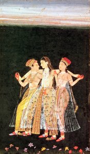 Um Príncipe com Duas Concubinas de Indian School