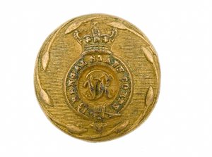 Button, Bengal Staff Corps, 1876-1891 de Indian School