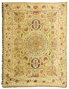 Coverlet, Mughal de Indian School