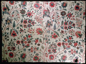 Têxtil decorativo, 1725-50 de Indian School