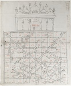 Design para o jogo Snakes and Ladders de Indian School