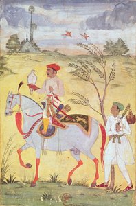 Imperador Jahangir (1569-1627) de Indian School