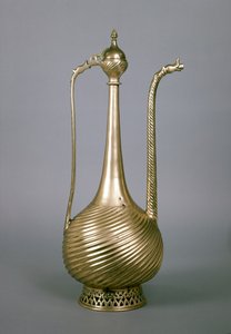Ewer, sub-continente indiano, século XVI (latão)