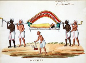 Procissão fúnebre (wc no papel) de Indian School