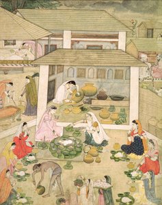 Em. 68.4 Uma festa da mulher, c.1810 de Indian School
