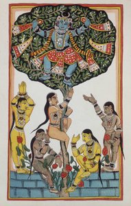 Krishna e 5 deusas de Indian School