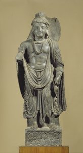 Maitreya, Gandhara (xisto cinza)