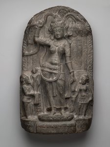 Presépio: o nascimento de Buda (xisto) de Indian School