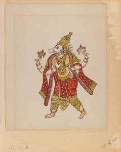 Um de um conjunto de nove imagens mostrando índios em diferentes profissões (wc no papel) de Indian School