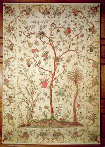 Palampore ou colcha da costa de Coromandel, c.1770 (chita) de Indian School