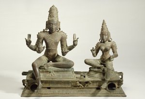 Somaskanda, Chola, Tamil Nadu (bronze) de Indian School