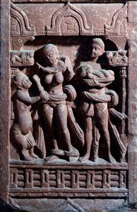 Sanita Sundari (escultura em arenito) de Indian School