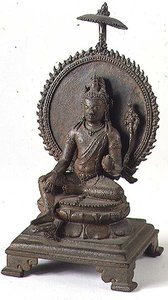 Vishnu, Pallava, Sul da Índia (bronze) de Indian School