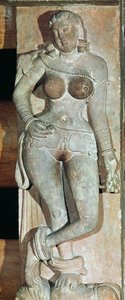 Yakshini, de um portão budista. Mathura, Pradesh total, período de Kusana (30-241 dC) de Indian School