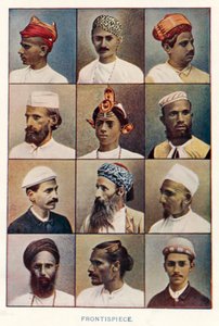 Nativos da Índia: Frontispício (foto colorida) de Indian photographer