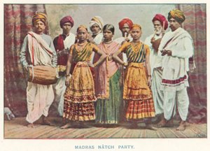 Nativos da Índia: Madras Natch Party (foto colorida)