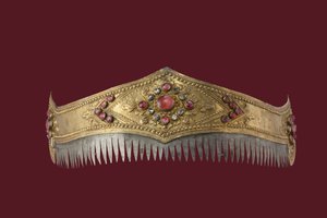 Coroa, Buleleng Regency (ouro, prata, rubis e diamantes) de Indonesian School