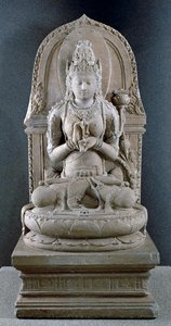 Prajnaparamita, Deusa da Sabedoria Trancendental, c.1300 (andesite)
