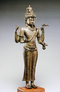 Shiva Mahadeva (bronze, ouro e prata)