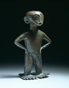 Figura feminina em pé de Indonesian School