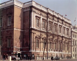 Banqueting House, Whitehall, construído em 1622 (ver também 122651)