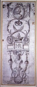 Design para um painel decorativo de Inigo Jones