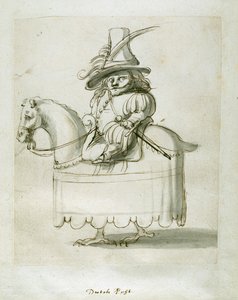Página Holandesa (caneta e tinta sobre papel) de Inigo Jones