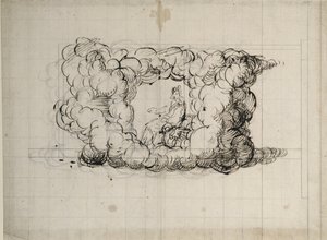 Desenho teatral de Inigo Jones
