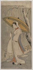 Segawa Kikunojo II como Heron Maiden (da série Ichimura Theatre)