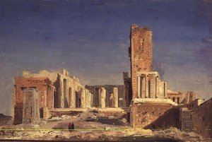 A Acrópole de Ippolito Caffi