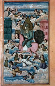 SENHORA. Nezami, Layla e a jornada lendária de Muhammed ao Céu, do poema épico de Nezami de Iranian School