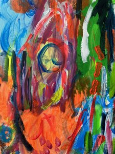 Movimento abstrato vibrante