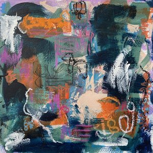 Traços abstratos vibrantes de Irene Chua