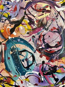Espirais abstratas vibrantes de Irene Chua