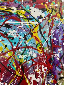 Salpicos de tinta vibrantes de Irene Chua