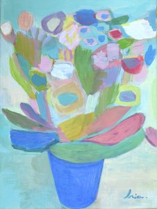Bouquet abstrato vibrante