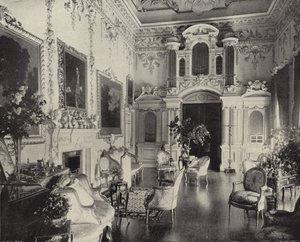Sala de Desenho, Carton House, Co. Kildare (foto a p/b)