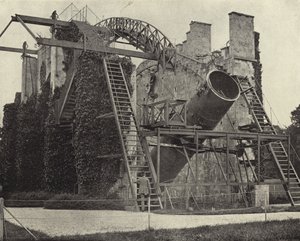 O Grande Telescópio Rosse, Castelo Birr, Condado de Kings (foto a p/b) de Irish Photographer