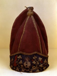 Chapéu de granadeiro, outras patentes, Regimento Real da Irlanda, 1710 por volta de