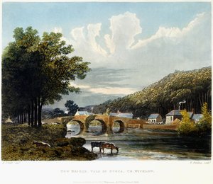 Ponte Nova, Vale de Ovoca, Co. Wicklow, 1835 de Irish School