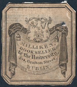 Cartão de comércio, Milliken de Irish School