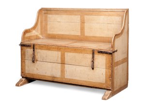 Cama incomum para crianças, final do século 19 de Irish School