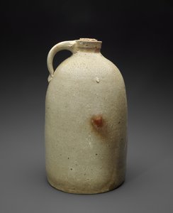 Jarro, c. 1869-1873 (grés vitrificado com sal, cortiça) de Isaac (attr.to) Suttles